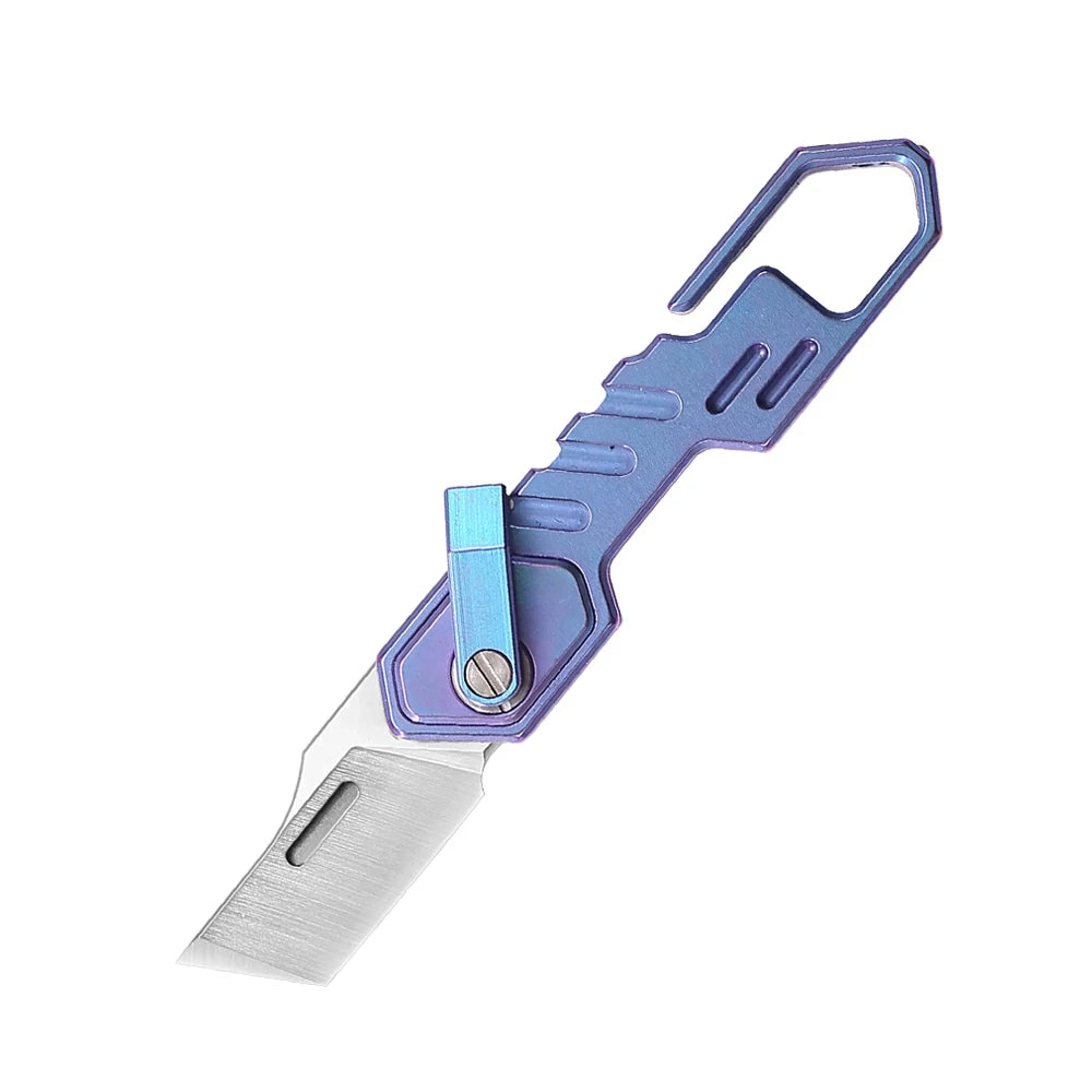 SHOOZIZ™ HAN218-LTST,0.87"M390 Steel Satin Blade,Ti Handle