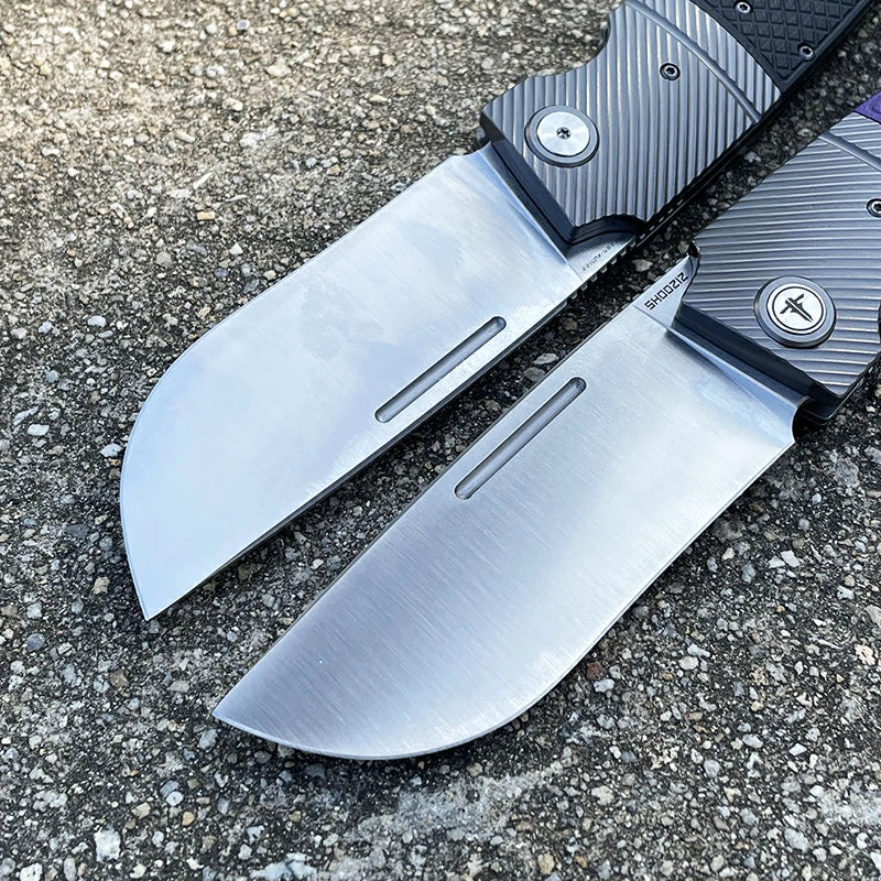 SHOOZIZ™ XUN122-BGS,Liner Lock,3.90"14C28N Steel Satin Blade,Black G10 Handle