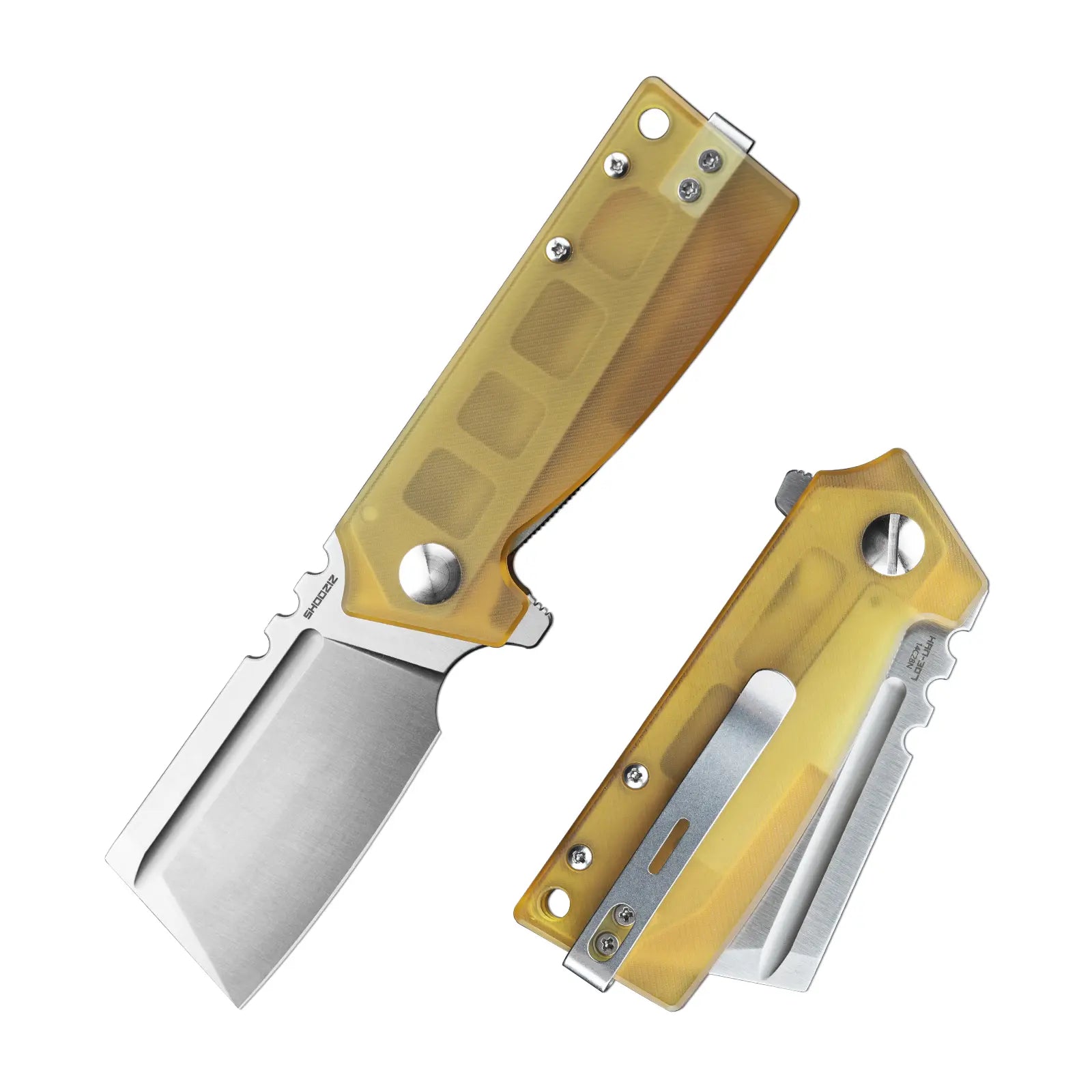 SHOOZIZ HAN307-JUS EDC Folding Knife | Satin 14C28N & Ultem Handle