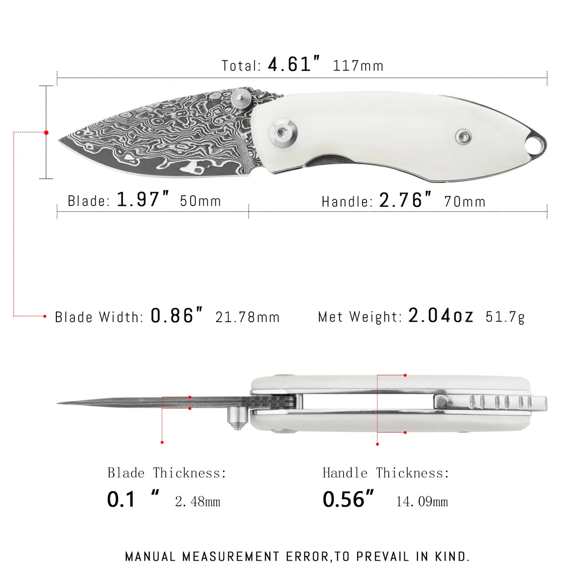 YA03-WOX  |  Damascus Steel