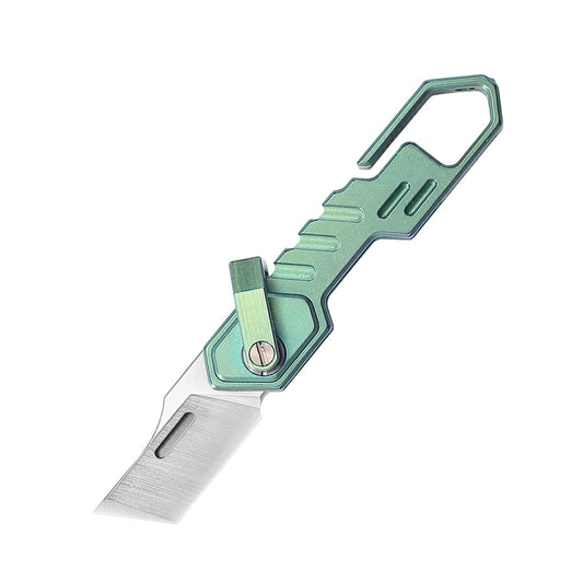 SHOOZIZ™ HAN218-GTST,0.87"M390 Steel Satin Blade,Ti Handle