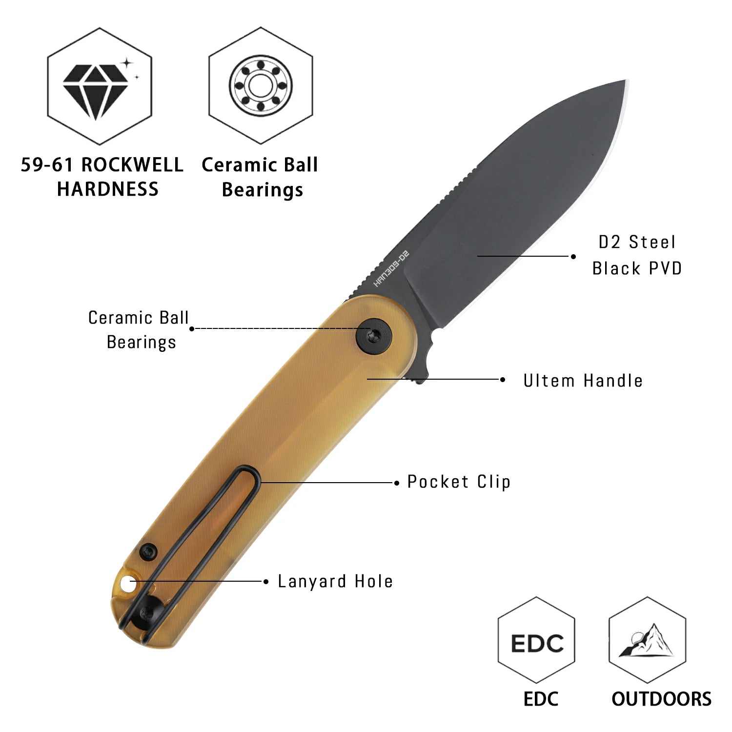 HAN309-JUB  |  D2 Steel