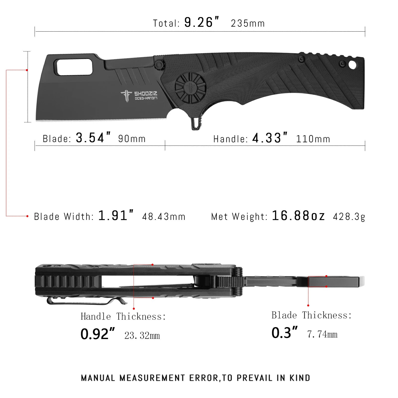 HAN317-BGB  |  DC53 Steel