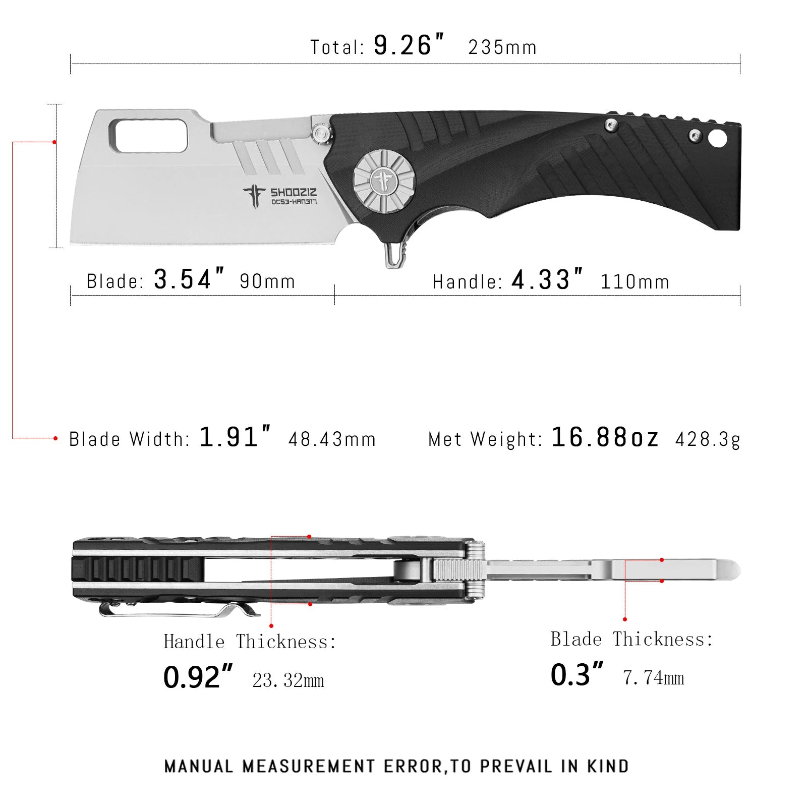 HAN317-BGST  |  DC53 Steel