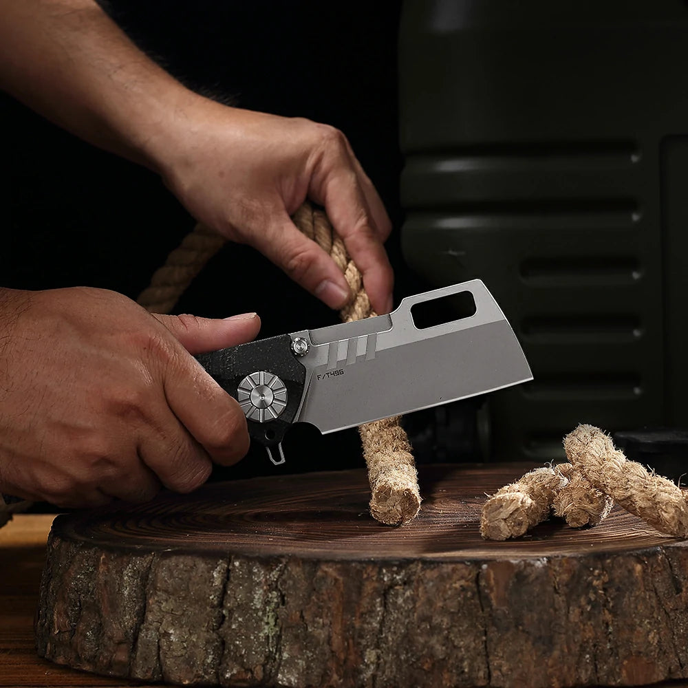 SHOOZIZ™ HAN317-BMS,Liner Lock,3.73"DC53 Steel Satin Blade,Micarta Handle