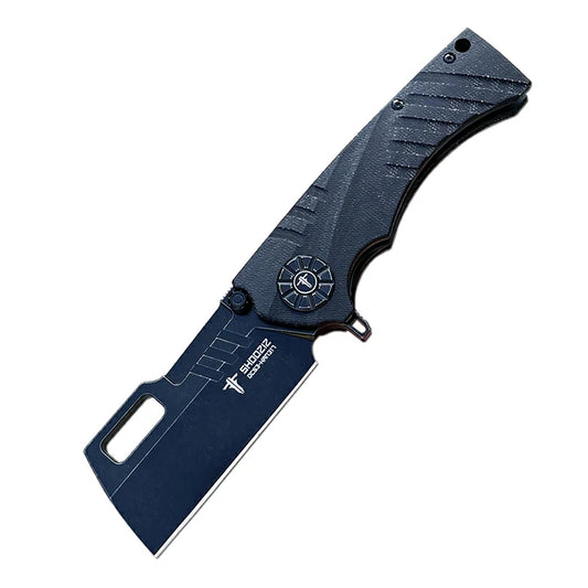 SHOOZIZ™ HAN317-BMB,Liner Lock,3.73"DC53 Steel PVD Blade,Micarta Handle