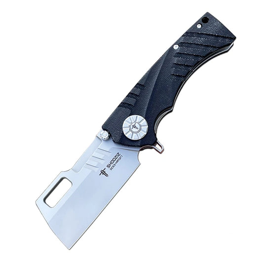 SHOOZIZ™ HAN317-BMSt,Liner Lock,3.73"DC53 Steel Stonewash Blade,Micarta Handle