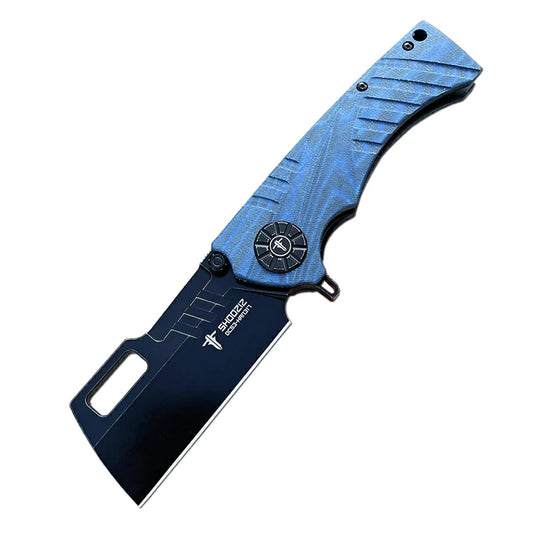 SHOOZIZ™ HAN317-LMB,Liner Lock,3.73"DC53 Steel PVD Blade,Micarta Handle