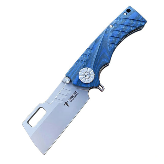 SHOOZIZ™ HAN317-LMSt,Liner Lock,3.73"DC53 Steel Stonewash Blade,Micarta Handle