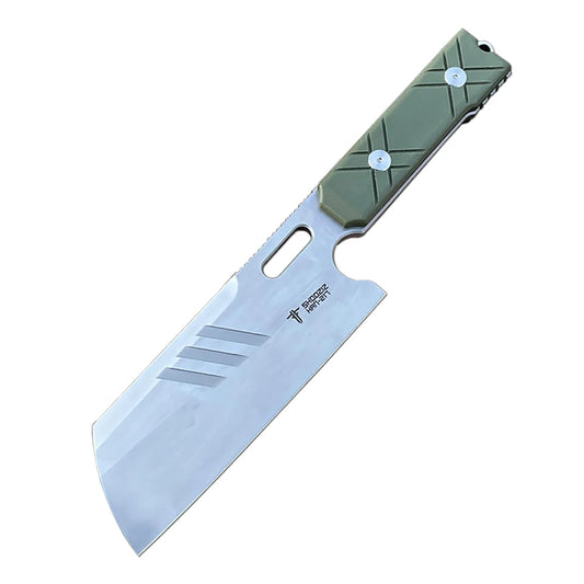 SHOOZIZ™ HAN217-GGS,5.69" DC53 Steel Satin Fixed Blade,G10 Handle
