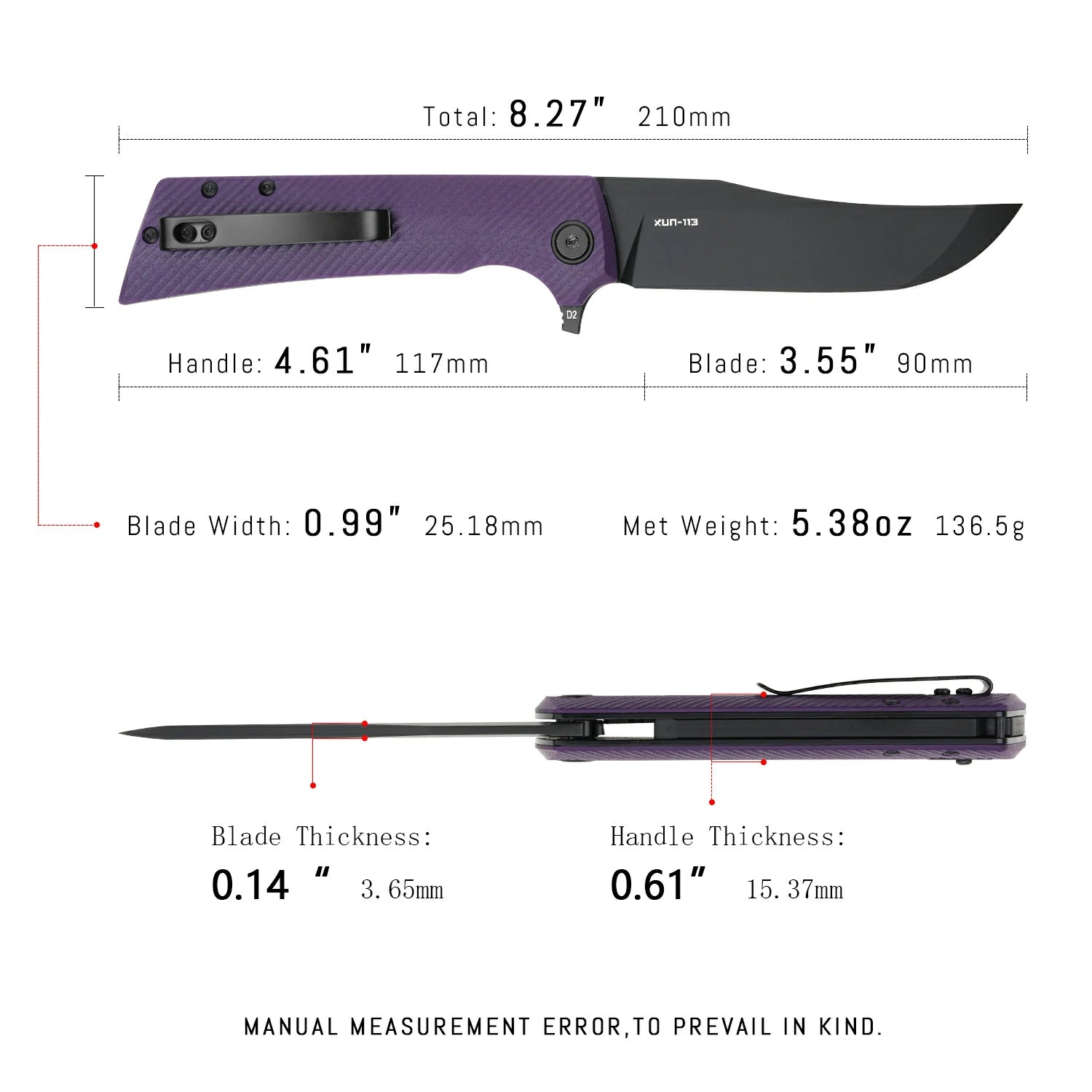 XUN113-PGB  |  D2 Steel