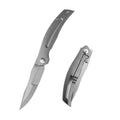 SHOOZIZ SERPENT-TiSH folding knife, ELMAX steel satin blade, TC4 titanium handle, frame lock.